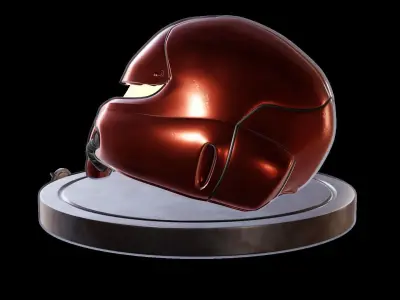 Metroid - Samus Aran helmet 3D model