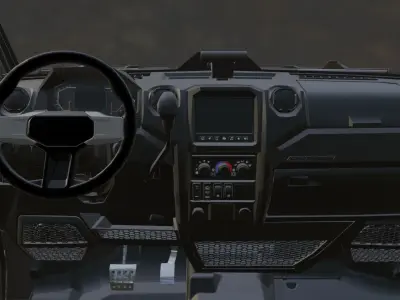 RANGER CREW XD 1500 NorthStar Edition Ultimate Pursuit Camo Low-poly 3D model