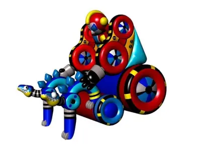  Transformer Game element 3 3D model