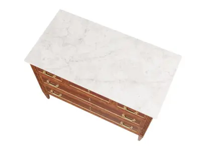 Classic Chest Of Drawers 3D model