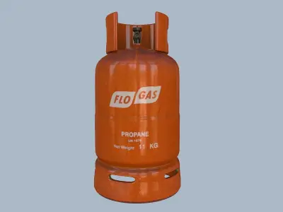 Gas Cylinder Pack Low-poly 3D model buy