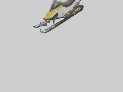 Snowmobile model 3D model