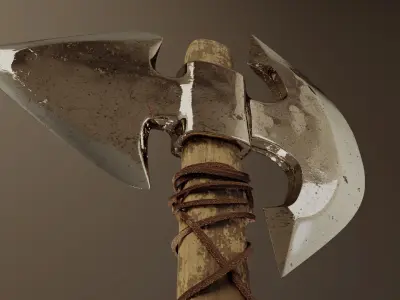 Medieval Ax 3D model