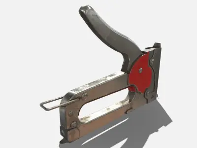 Staple Gun Low-poly 3D model purchase