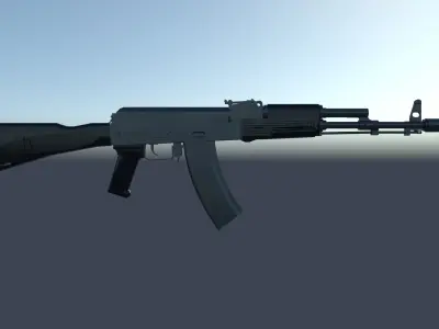 IC-74M rifle 3D model