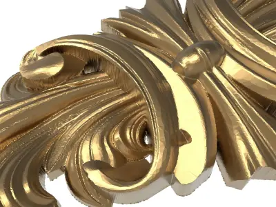  decorative pattern ready for 3D printing 3D model