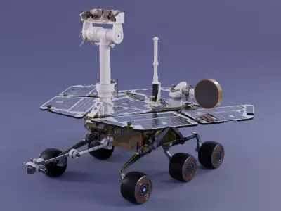 Opportunity rover 3D model