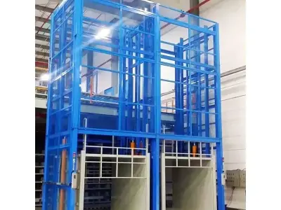 2Ton Vertical Freight Platform  Pallet Cargo Lift Elevator 3D model