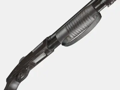 Assault Shotgun Low-poly 3D model