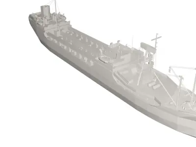 Military Ship 3D model