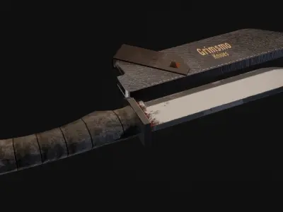 Game Ready Pocket Knife Free low-poly 3D model