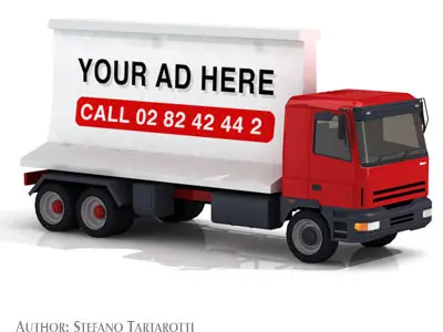 Ad truck 3D model