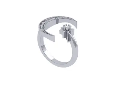 Antique-Ring 3D print model order