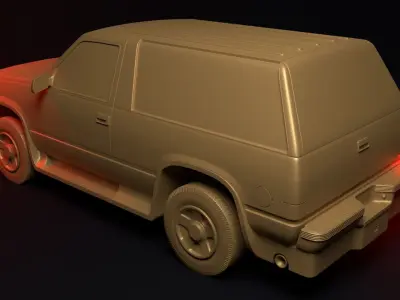 Chevrolet Tahoe I 3 door toy 3D print model