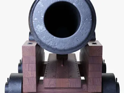 Vessel Cannon 3D model purchase