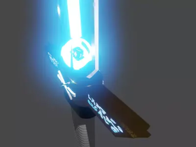 fantasy sword 3D model