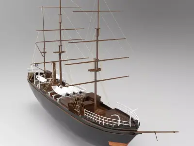 Tall Ship 3D model
