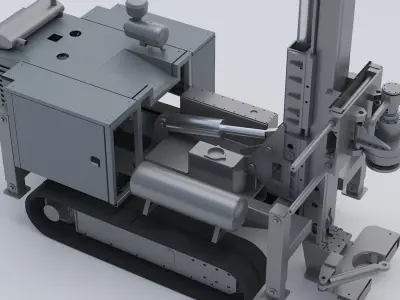 drilling rig 3D model