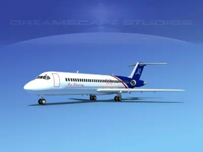 Douglas DC-9-30 Air Liberty 3D model