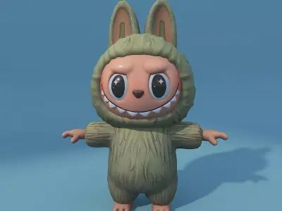 Labubu 01 3D model purchase
