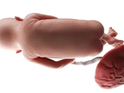 Fetus Anatomy Week 20 Static 3D model