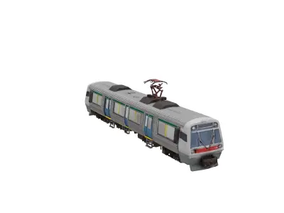 Commuter Train Journey Thanksgiving 3D model