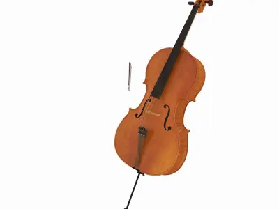 Cello stand 3D model