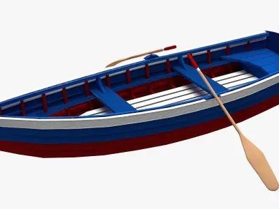 Boat Skiff 3D model purchase