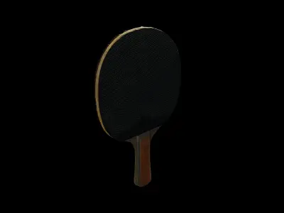 Anydrafts Ping pong paddle 01 Low-poly 3D model