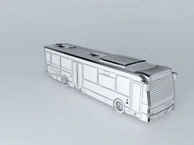 VDL Berkhof - Ambassador 200 / Veolia Livery Free 3D model