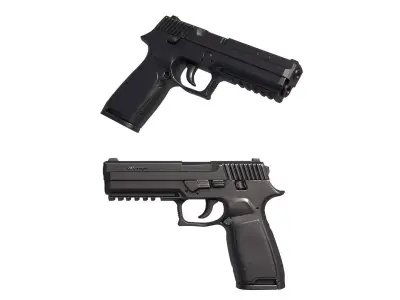 Sig Sauer P250 3D print model
