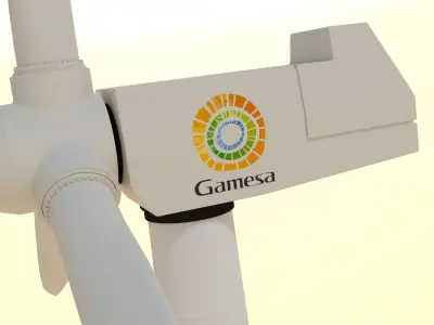 wind turbine 3D model 10