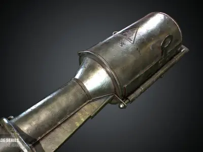 M1917 Gas Grenade - WWI Grenade Series Game Ready Low-poly 3D model