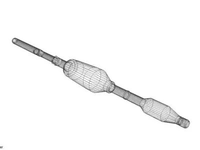 Rocket Launcher - Projectile - RPG PG 7R 3D model