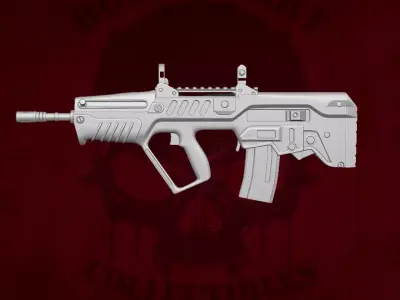 TAR 21 Collection STL for Action Figures 3D print model