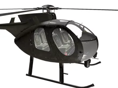 MD MH-6 Little Bird 3D model