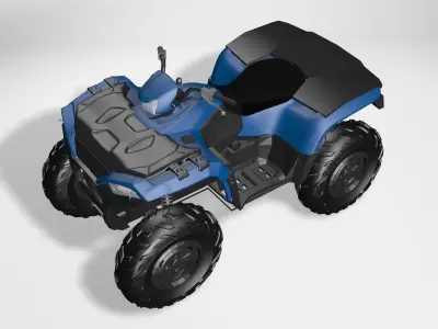 Polaris Sportsman 850 Low-poly 3D model