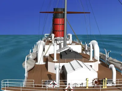 RMS Lusitania  3D model