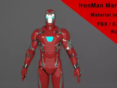 IronMan Mark 46  Free 3D model