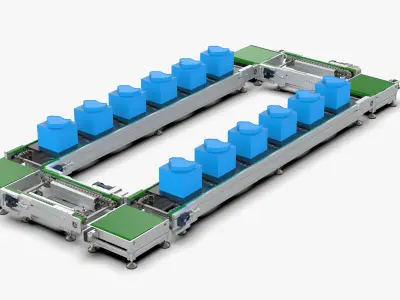 Speed Chain Transplanting Body Line 3D model