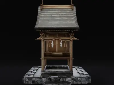 Japan Temple 3D model