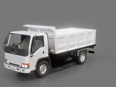 Isuzu NKR Dump Truck 3D model