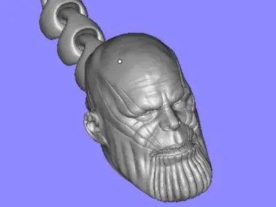 character keychain 3D print model