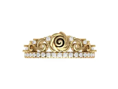 Antique Wedding Band 3D print model