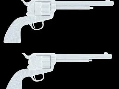 revolver v2 3D model