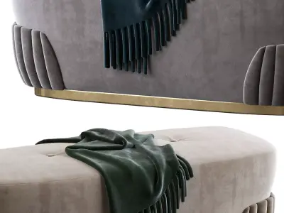 Crystal Bench 3D model