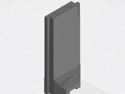Force Protection  HESCO bastion barrier T-Wall K-Rail 3D print model