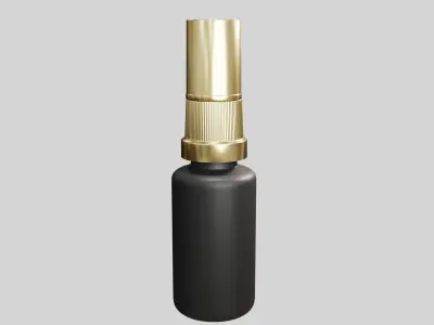 Mini spray 2 black Low-poly 3D model