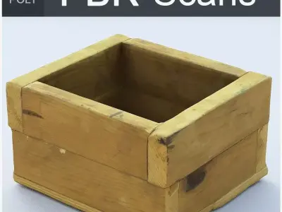 Box Middle Poly 3D model