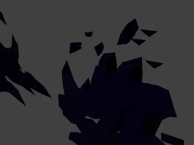 Blue Wings 3D model
